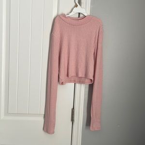 Pink long sleeve top
